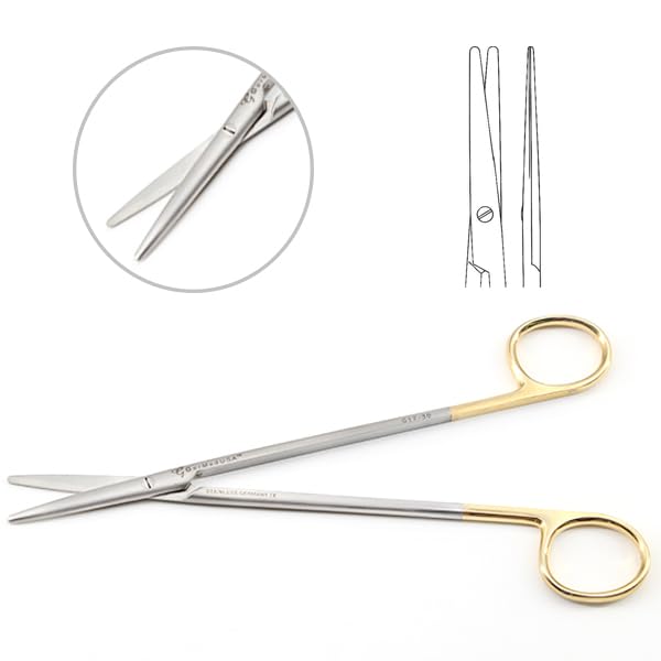 Metzenbaum Scissors Delicate Straight 6" - Tungsten Carbide