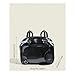 ZGHQHCDRH Fashionable Backpack with Bow Decoration and Transparent Pin Display Crossbody Bag, Suitable for Daily Use (Black)