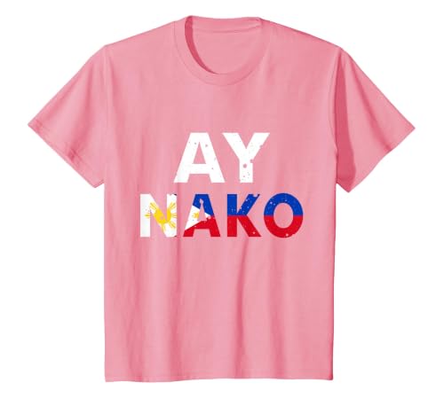 Philippines Tshirt Filipino Vacation Vintage Souvenir Manila T-Shirt, Youth, Pink, 4T