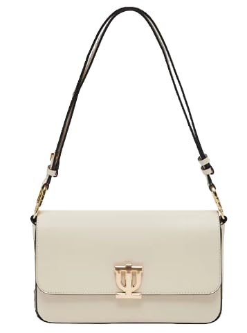Baul Bag_Solid_Vanilla Designer Shoulder Bag, Cream Leather, Gold Hardware, Classic