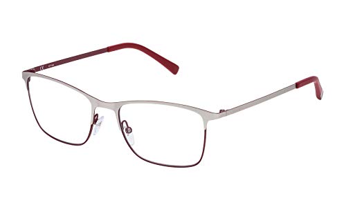 Sting Vst019550Q05 Occhiali, Matt Palladium W/Red Parts, 55/18/140 Uomo
