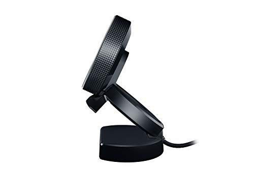 Webcam Razer Kiyo Full HD 1080p Iluminação 12 LEDs, Preto
