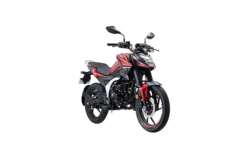 Image of Bajaj Pulsar N 125 Led Disc Bt Motorcycle /Motorbike - Ebony Black Cocktail Wine Red - Ex-Showroom