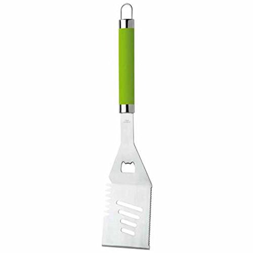 QUINIUS BeConnect! Scoop Pala pour Barbecue 43u00a0cm en Acier avec poignée en Caoutchouc Papillon