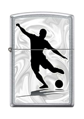 Encendedor Zippo Diseño Futbolista Street Chrome miniatura 1