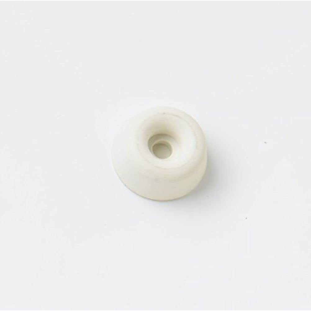BH01984 (6 Pcs) Toilet Seat or Furniture Buffers, 19mm (3/4-inch) Diameter White - Pack of 6 Pieces