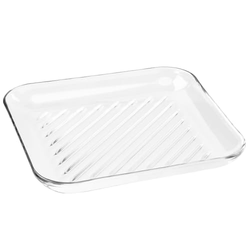 Glolaurge Glass Microwave Bacon Tray