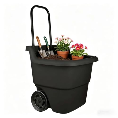 15-Gallon Wheeled Multi-Functional Garden Utility Cart