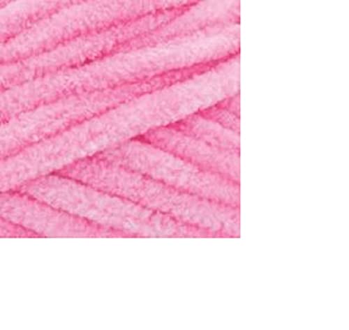 Premier Yarns Parfait Chunky Chenille Yarn 3.5 Oz 6 Super Bulky Weight 3 Pack Bundle with Bella's Stitch Place Holders (Bubblegum)