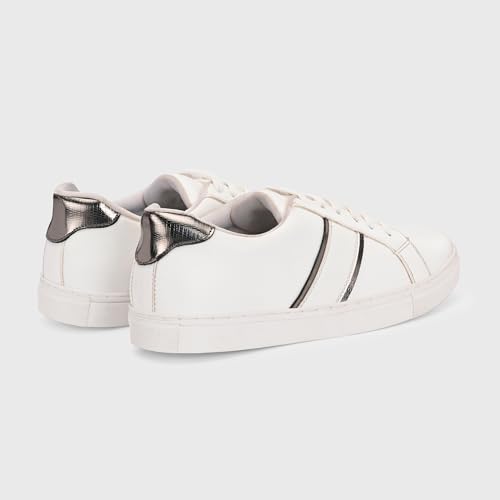 Image of Centrino Womens Sneaker |Sneaker for Women | Stylish Lace-Up Design | Soft Cushioned Insole for Comfort | Lightweight & Breathable | Perfect for Casual Wear (7351)
