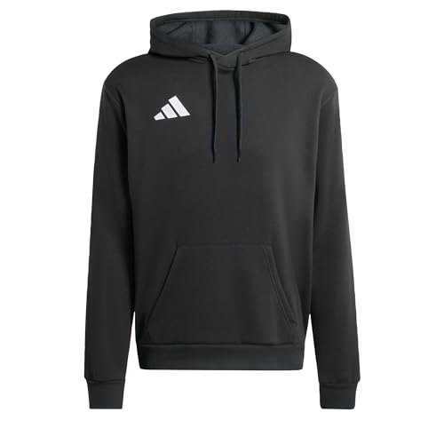 adidas Men's Entrada26 Hoodie, Black/White, 3XL