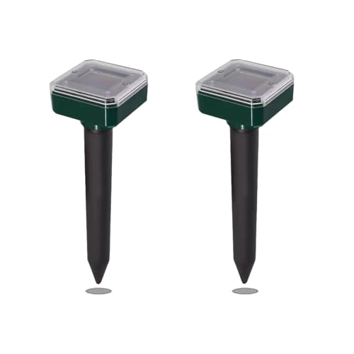 LELYFIT 2pcs Solar Ratten Abwehren Repeller, Repellent Deterrent Spikes...