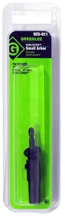 Greenlee 925-011 Small Arbor with Pilot Drill for 7/8