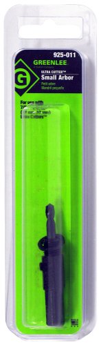 Mandrin de guidage Greenlee 925-011 Arbor HSS-S Noir pour outils rotatifs