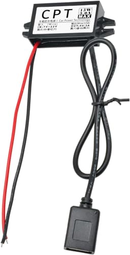 Heemol 12V auf USB,12V auf 5V USB-Adapter,3A 15W DC Buck-Konverter-Modul DC auf DC Auto-Stromwandler Adapter.