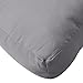 XinZaphrisal Grey Rectangular Pallet Cushion 100% Polyester 23.6 x 15.7 x 4.7 Inches Water-Resistant Indoor Outdoor Use Durable Polyester Fibrefill Filling Easy Maintenance Spot Clean