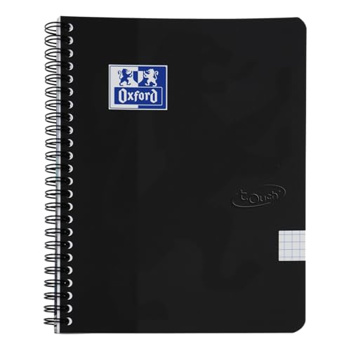 Cahier Oxford Touch Bloc spirales A5 petits carreaux 5mm 70 pages pour le bureau