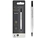 Parker Recharge Pour Rollerball Pointe Fine Encre Noire