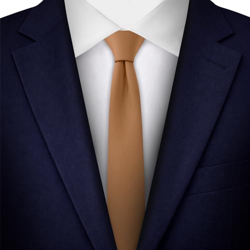 Image of Jacob Alexander Ultra Skinny 1.5 inch Men's Solid Necktie