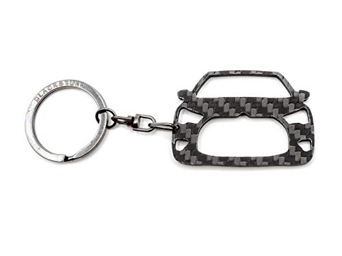 BlackStuff Portachiavi in Fibra di Carbonio Nero