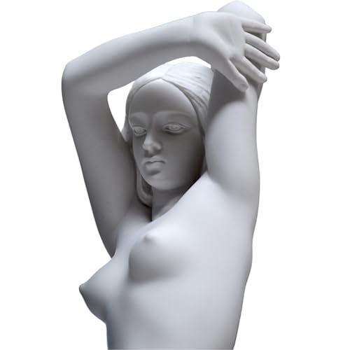 Sculpture en Marbre La Honteuse 40 cm | Statue Décorative Objet d'Art Intérieur - 6