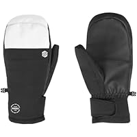 SIROKO - Manoplas de Nieve PITZTAL White - S - Negro/Blanco