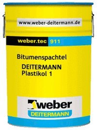 Preisvergleich Produktbild SG weber.tec 911 - Bitumenpaste, hochviskos, wasserdicht, witterungsbeständig, für Reparatur- und Abdichtarbeiten im Hoch- und Tiefbau