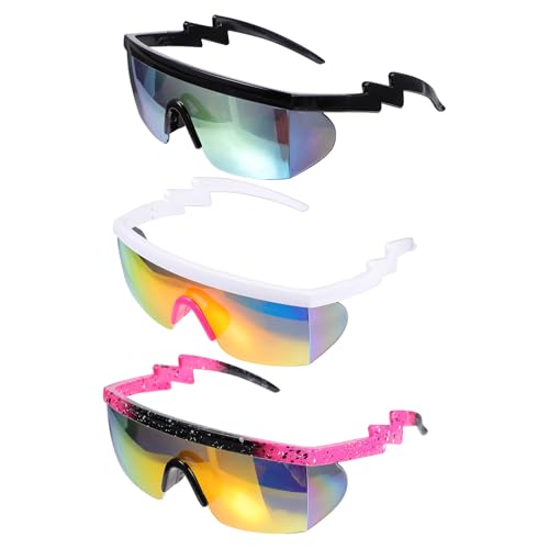 Lunettes de cyclisme rétro 80's homme femme monture légère verres teintés rouge