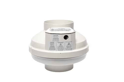 Image of Festa AMG Legend Radon Fan - 4 inch Installation Kit - Quiet and Energy Efficient Radon Mitigation Inline Fans - High Performance 6 inch Duct Fan