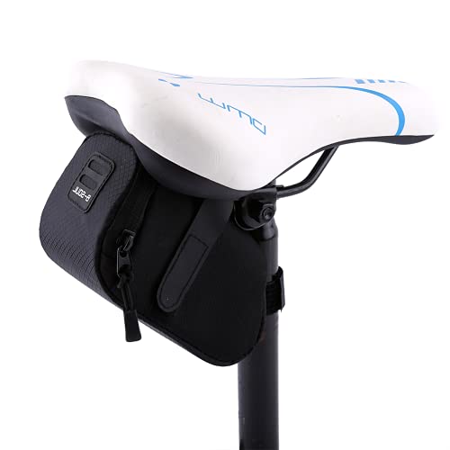 TgoonSeat Bag, Cycling Seat Storage, Lightweight Zippered Opening Saddle Bag with, Under Seat Storage Pack for Repair Tool Kits Mountain Cycling