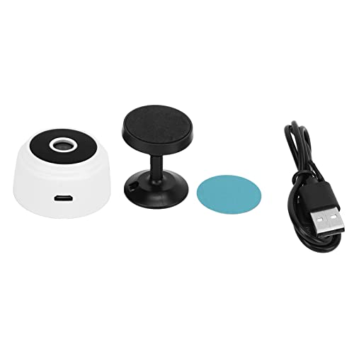 Heimüberwachungskamera, 1080P HD-Türkamera, Kabellose HD-Smart-WLAN-Kamera Zur Überwachung, Haustierkamera für Babyhunde Im Zimmer (Weiss)