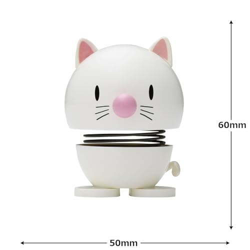 Hoptimist Cat chat blanc statuette décorative pour bureau zen - 4