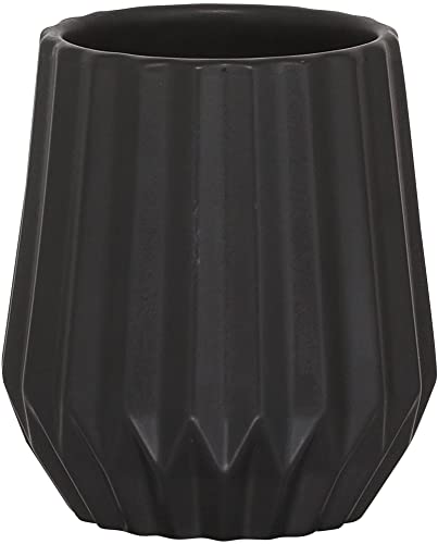 Sealskin Arte Tumbler Ceramic Black 9.1 x 10 x 9.1 cm
