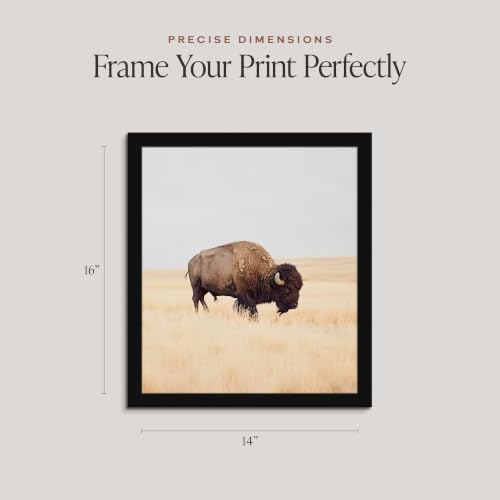 Image of Americanflat 14x16 Picture Frame - Engineered Wood - Black