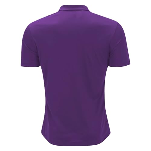 Nike Mens Dri-FIT Short Sleeve Polo Shirt (X-Large, Purple)2