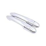 Car Parts Chrome Side Door Handle Cover Trim for Renault Clio IV MK4 2012~2019 Car Accessories Sticker Catch 2013 2014 2015 2016(No Keyhole No Button)