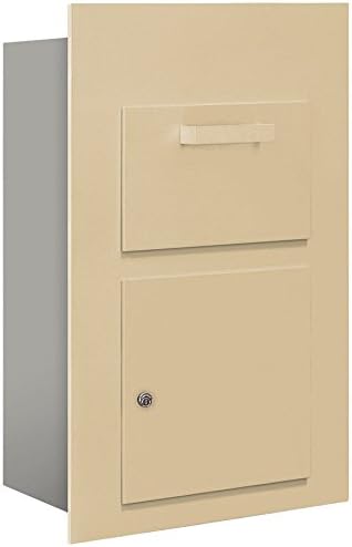 Salsbury Industries 3600C5-SFU Collection Unit for 5 Door High 4B-Plus Units Front Loading USPS Access Mailbox, Sandstone