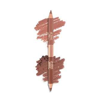 Charlotte Tilbury Lip Cheat Contour Duo - Dual-Sided Lip Liner Pencil for Contouring and Filling