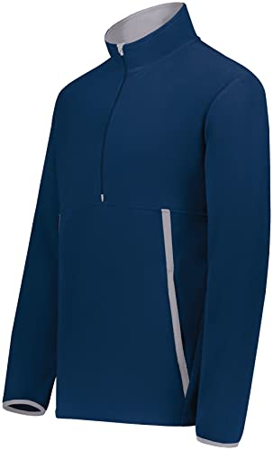Augusta Sportswear Youth Chill Fleece 2.0 1/2 Zip Pullover Navy L