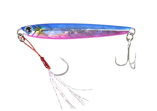 メジャークラフト ルアー メタルジグ ジグパラ マイクロ スリム 7g #4 ブルーピンク JPMSL-7g 1枚目