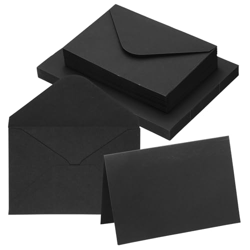 Cartes à notes pliées pour invitations de mariage et anniversaire DIY | 50 sets
