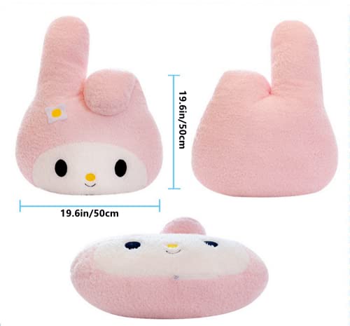 Natureman Kawaii Anime Plush Pillow,Cartoon Stuffed Animal Figure Plushies Pillow Toy, Super Cute Cartoon Theme Party Decor Super Soft Kids' Plush Toy Cushion Girl's Birthday Gift (Pink) #TOP5