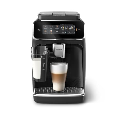 PHILIPS 3300 Series Fully Automatic Espresso Machine with LatteGo Milk System and integrated...