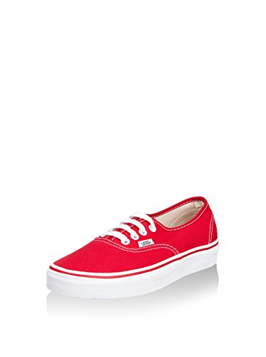 Vans Unisex Authentic Skate Shoes 5 Men US / 6.5 Women US (RED)