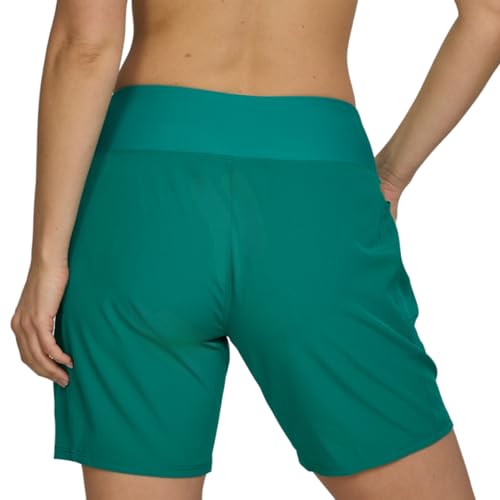 Image of Hurley 5 inch /7 inch High Waisted Swim Shorts Women, Board Shorts with Pockets & Inner Liner, Quick Dry Swim Trunk, UPF 50+