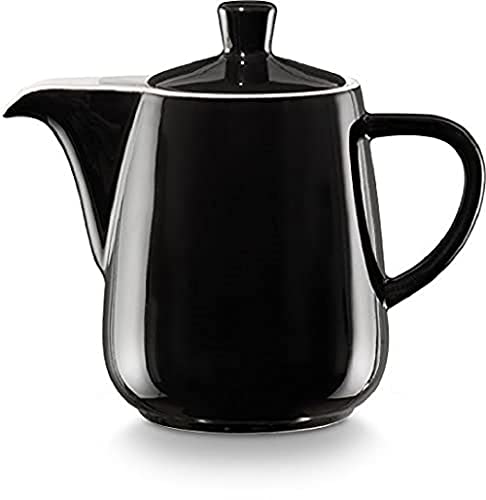 Melitta Pozellankanne, Schwarz, 0,6 L Kanne