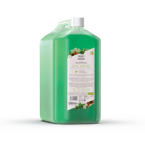 Wahl Aloe Soothe Shampoo for Dogs Pet Friendly Formula For Sensitive Skin Concentrate 15:1 Gentle 5 Litre