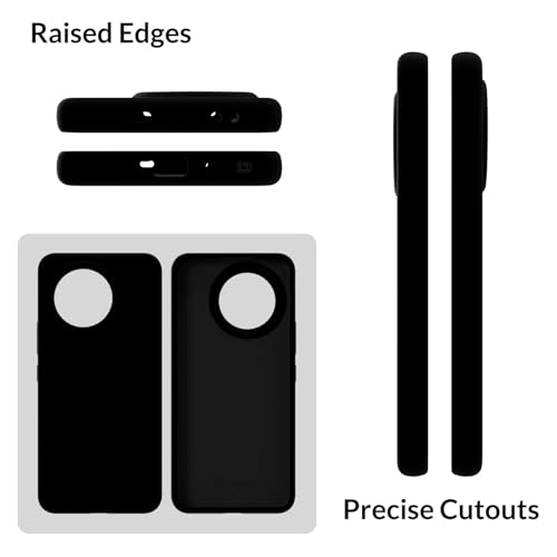 Image of SPRIG Compatible with Mi 14 CIVI Premium SilkTone Back Cover Drop Tested Shock Proof Mobile Case for Men, Women, Boys and Girls with Camera Protection (Black)