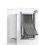 Baboni Pet Door for Wall, Steel Frame and Telescoping Tunnel, Aluminum Lock, Double Flap Dog Door and Cat Door, Strong and Durable (Pets Up to 12 Lb) -Small
