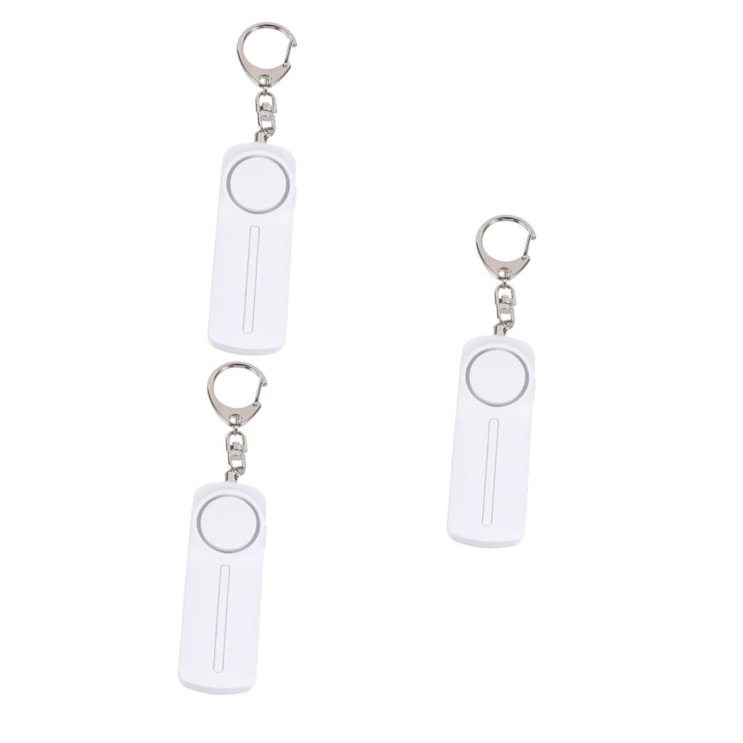 OSALADI 3piezas Alarma Personal De Seguridad con Luz Led para Mujeres Dispositivo De Emergencia Portátil para Situaciones Críticas para Correr Pasear Perros y Actividades Al Aire